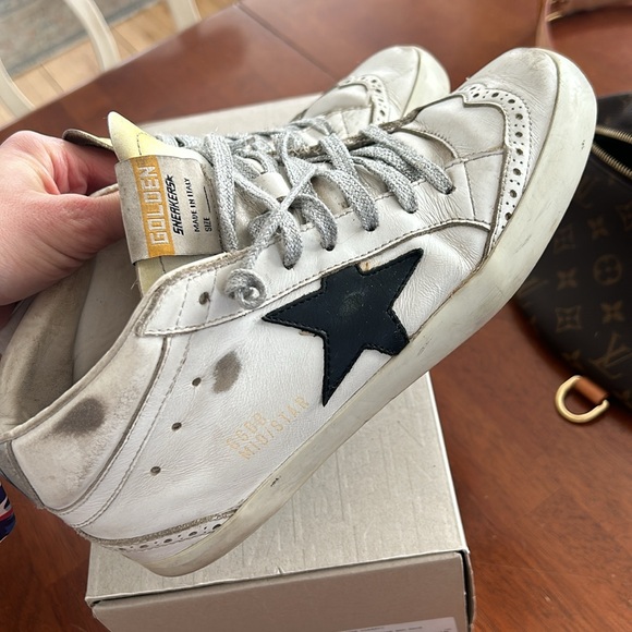authentic midstar mid star golden goose 38 preowned tennis shoes sneakers - Picture 14 of 16